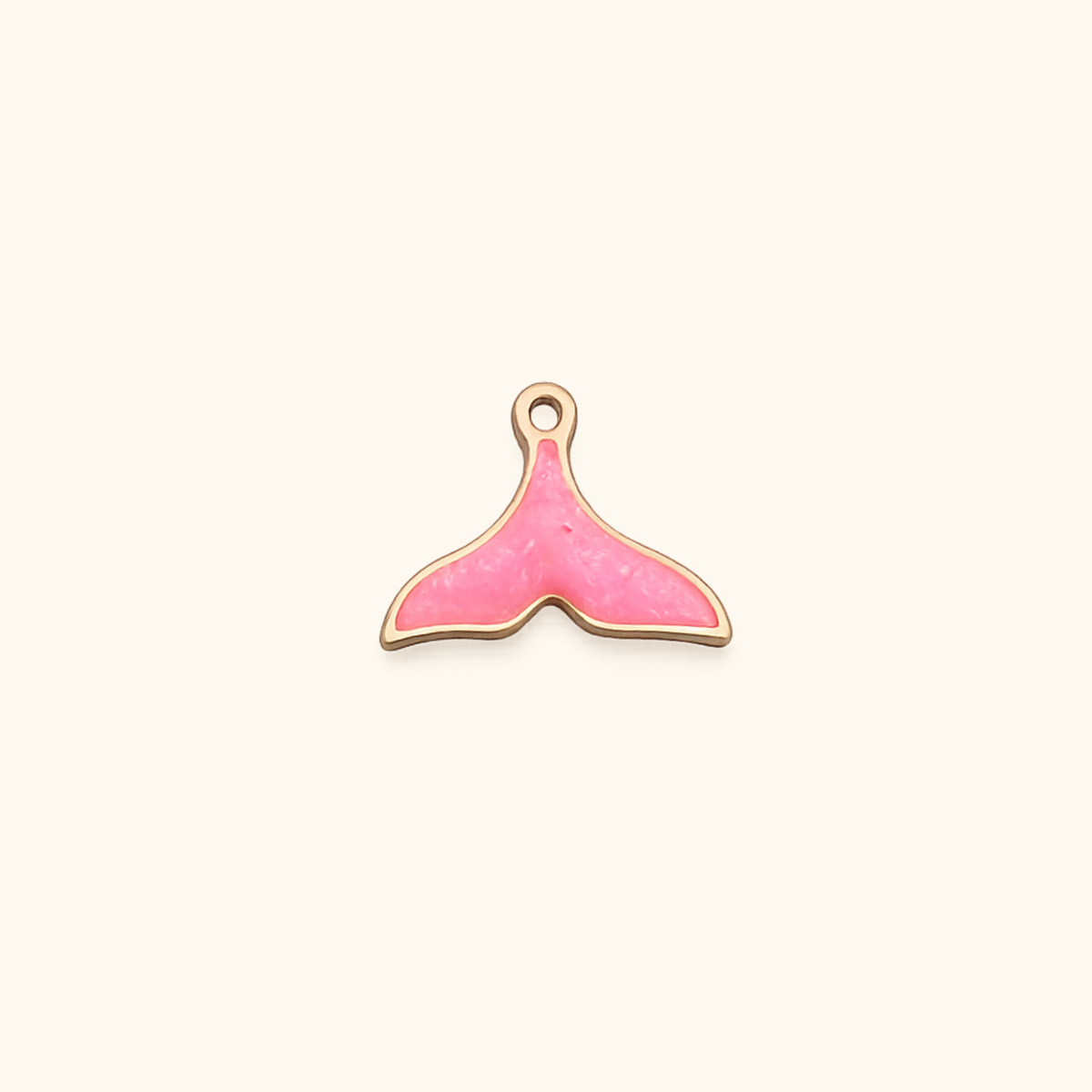 Mermaid Fin Charm - Pink