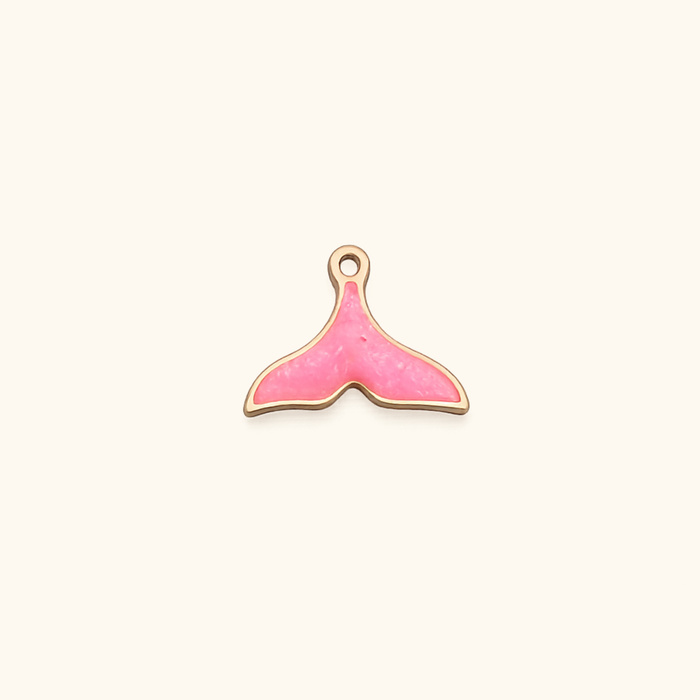 Mermaid Fin Charm - Pink