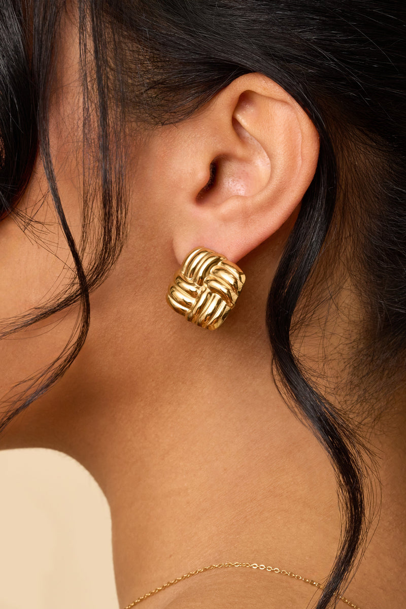 Nova Square Earrings