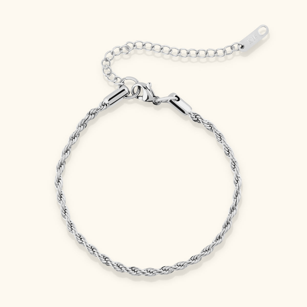 Laura Twist Bracelet | Silver