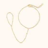 Daisy Bead Hand Chain
