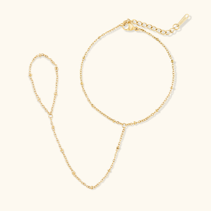 Daisy Bead Hand Chain