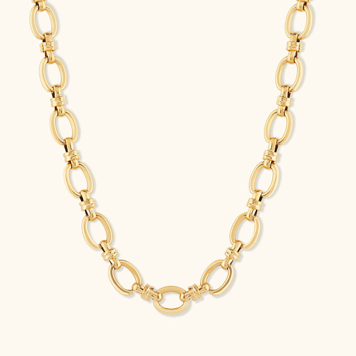 Imani Oval Link Chain Necklace