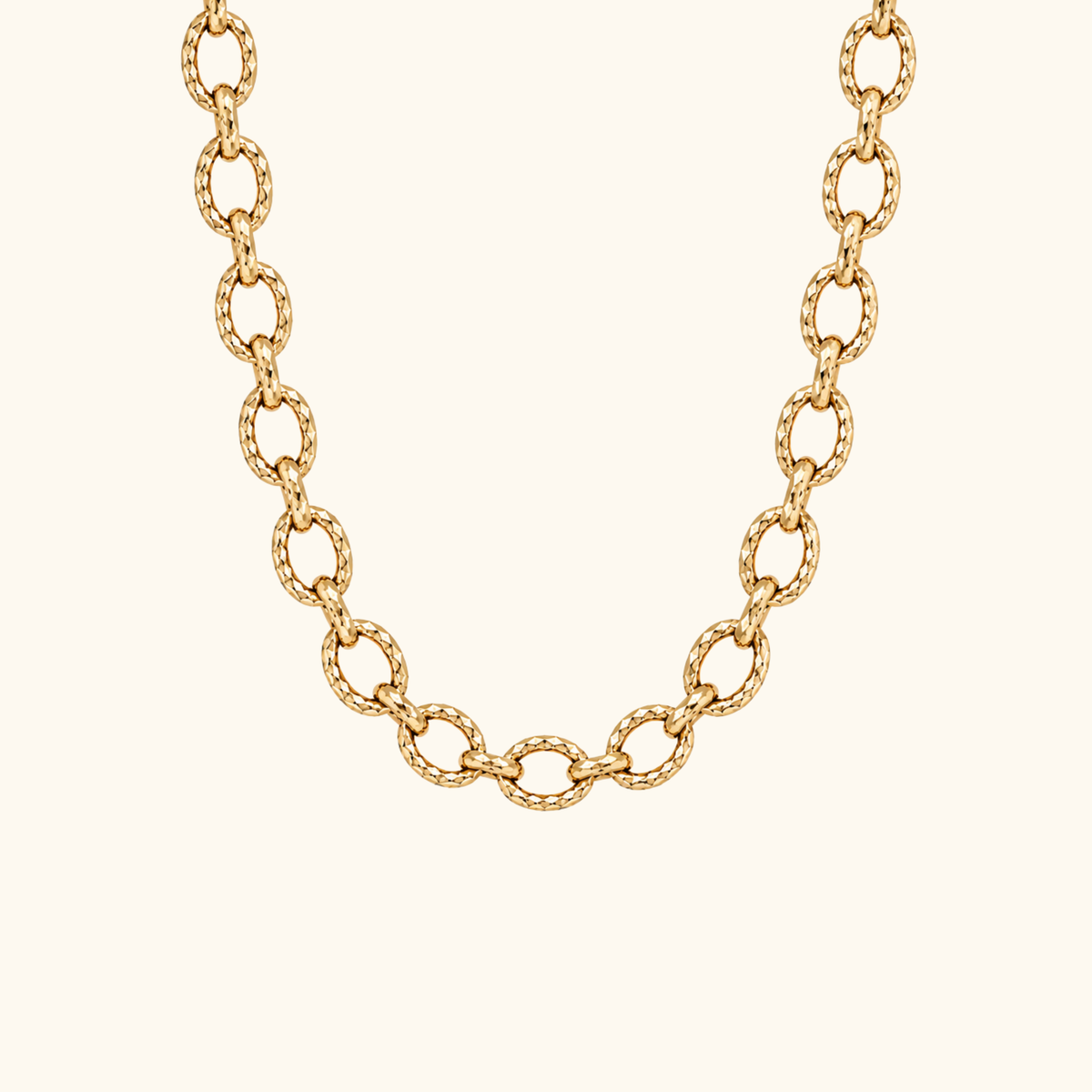 Skye Faceted Link Chain