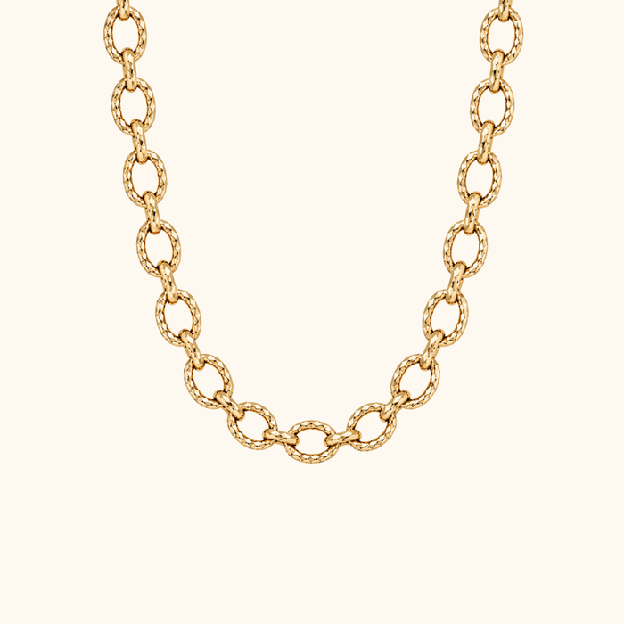 Skye Faceted Link Chain
