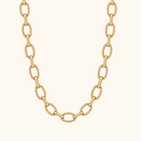 Emmy Textured Link Chain