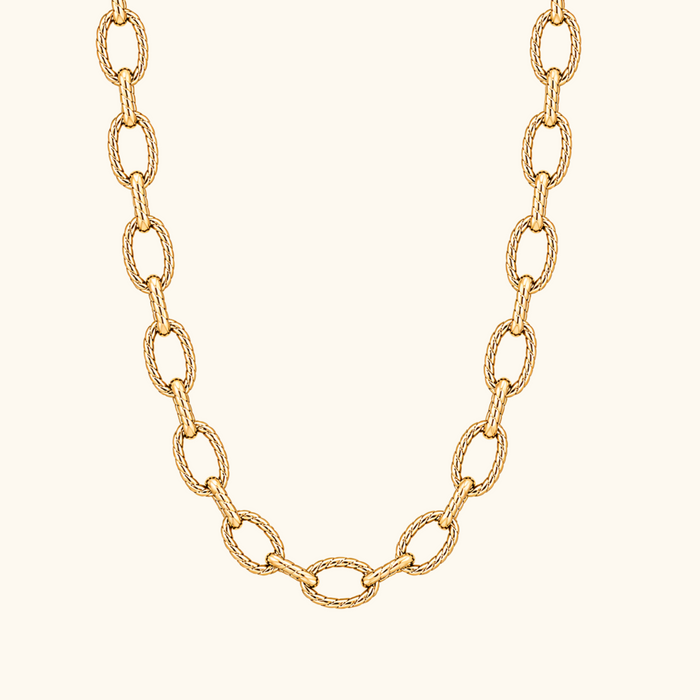 Emmy Textured Link Chain