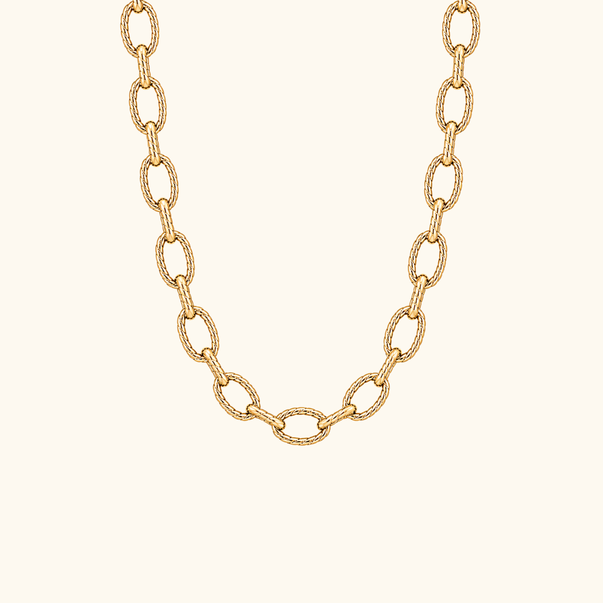 Emmy Textured Link Chain