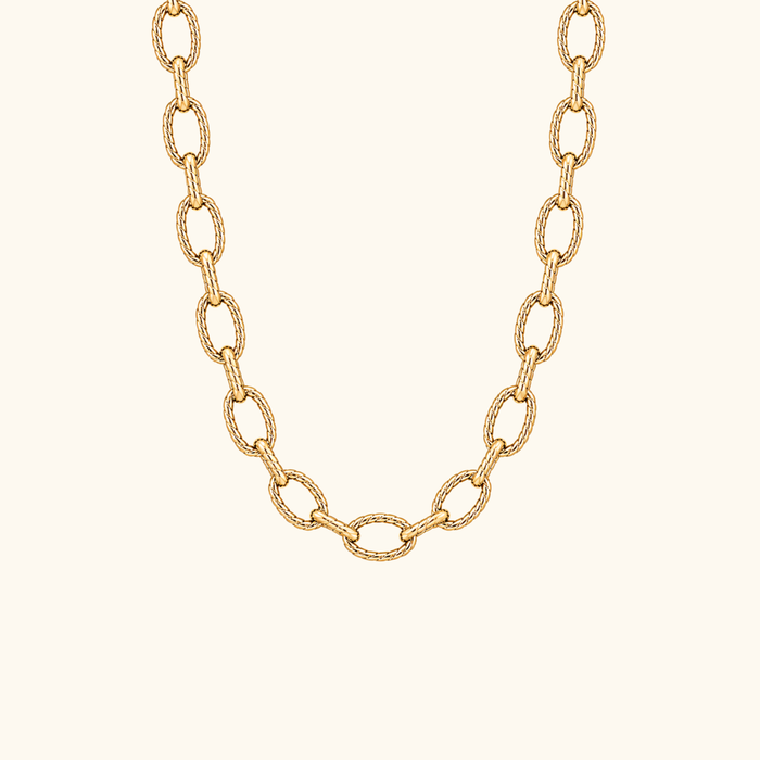 Emmy Textured Link Chain