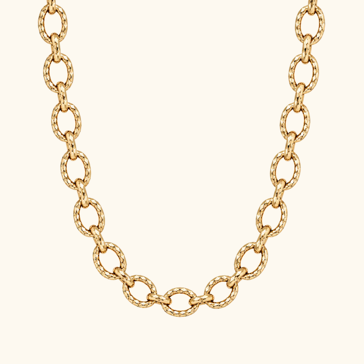 Skye Faceted Link Chain