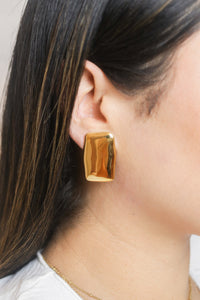 Valeria Rectangle Earrings | 18K Gold Plated
