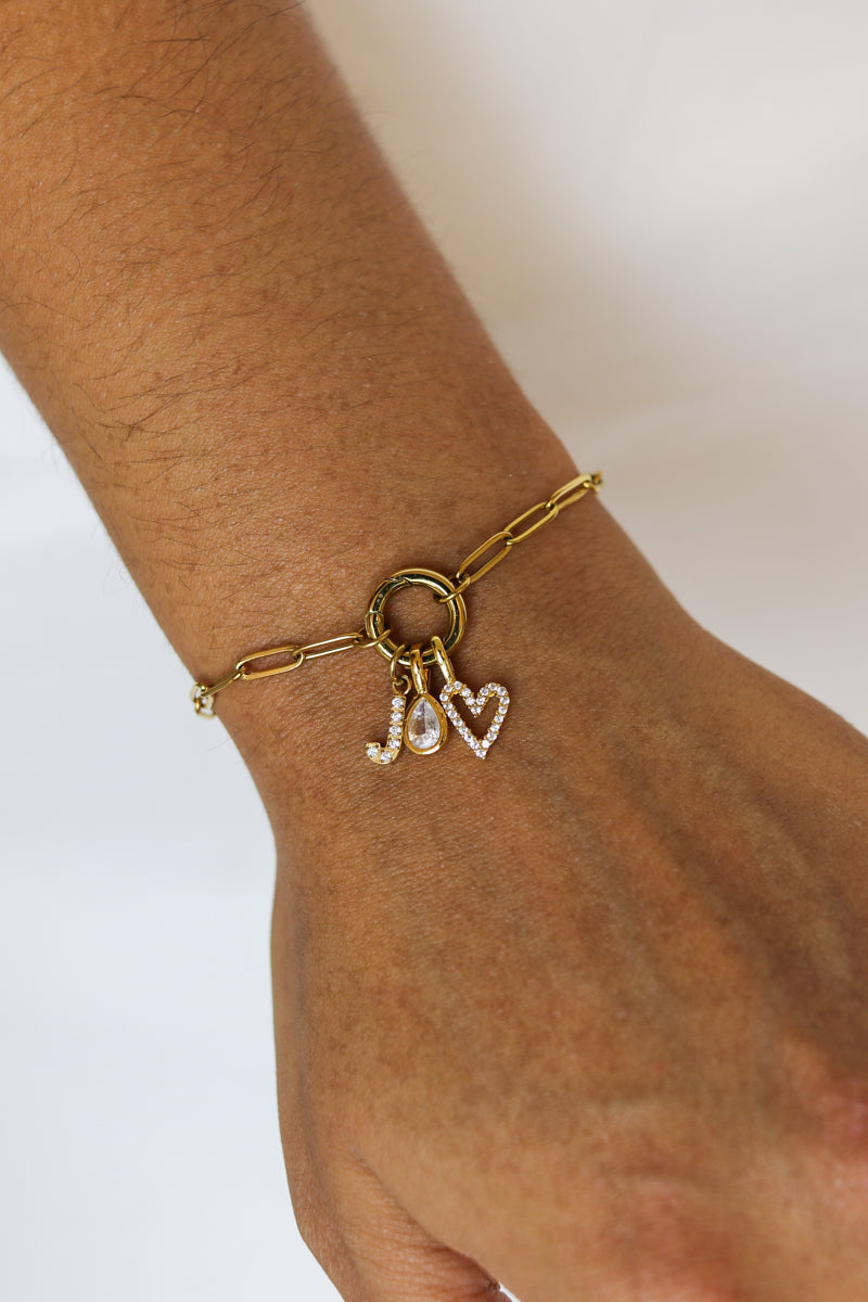 Paperclip Charm Bracelet