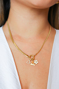 White Flower Charm