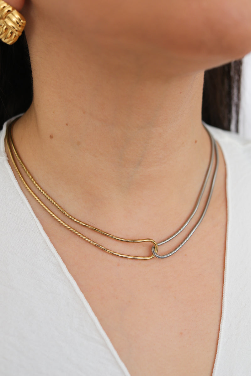 Tessa Mixed-Metal Necklace