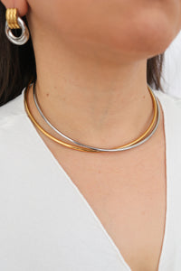 Kim Collar Choker - Gold