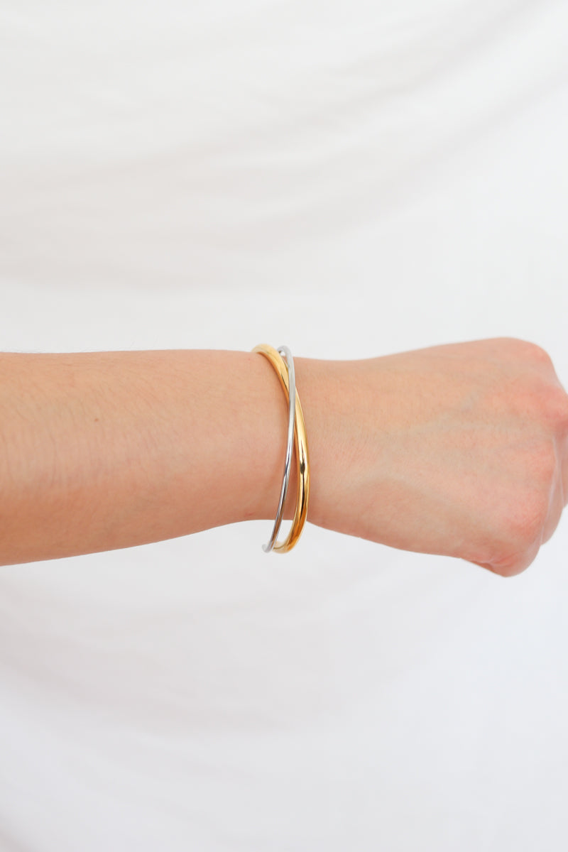 Tara Mixed-Metal Bangle