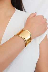 Nora Glossy Cuff - Gold