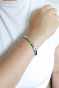 Esme Classic Silver Bangle