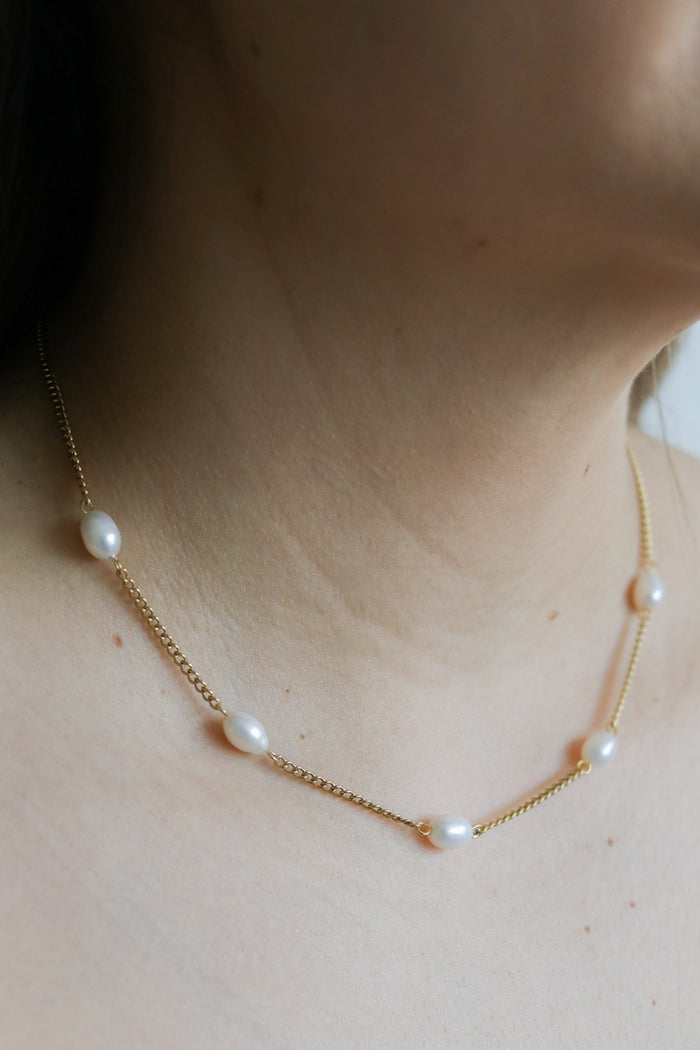 Luma Pearl Bead Necklace