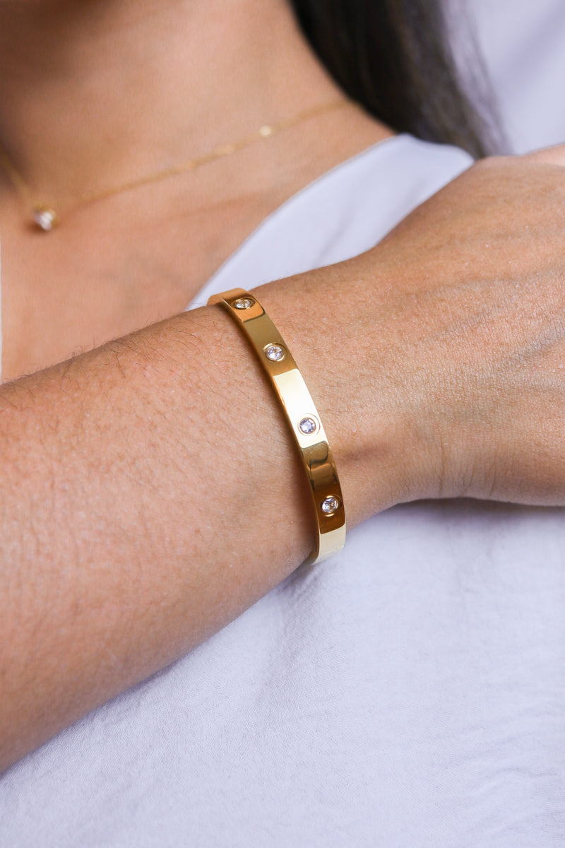 Amara Love Bracelet | PVD 18K Gold Plated