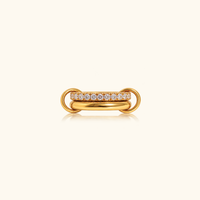 Giselle CZ Double Band Ring