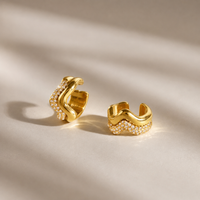 Elara Wave Ear Cuff