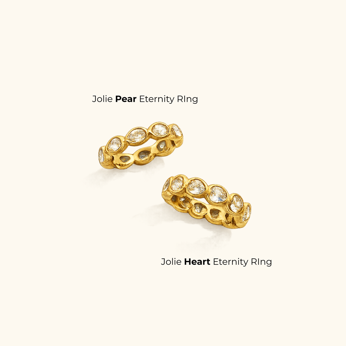 Jolie Pear Eternity Ring
