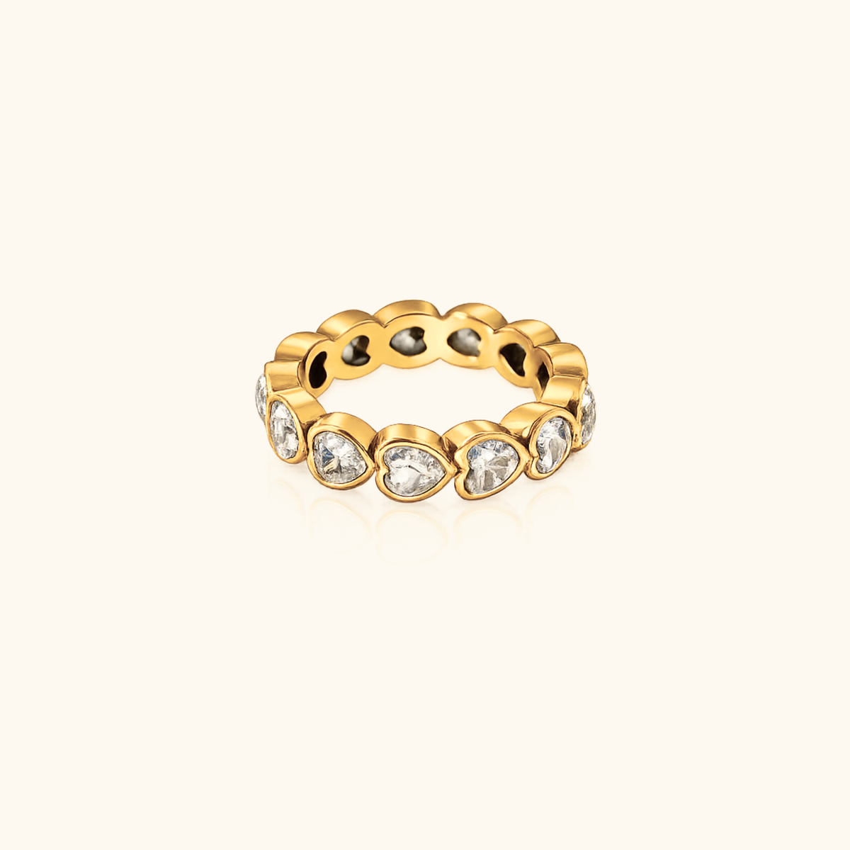Jolie Heart Eternity Ring