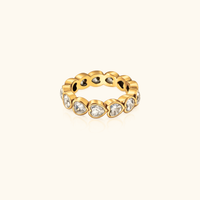Jolie Heart Eternity Ring