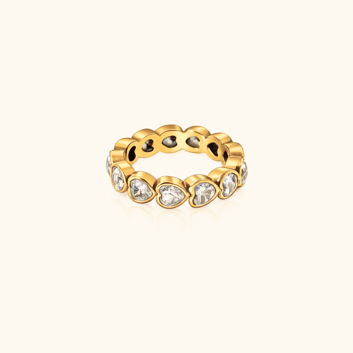 Jolie Heart Eternity Ring