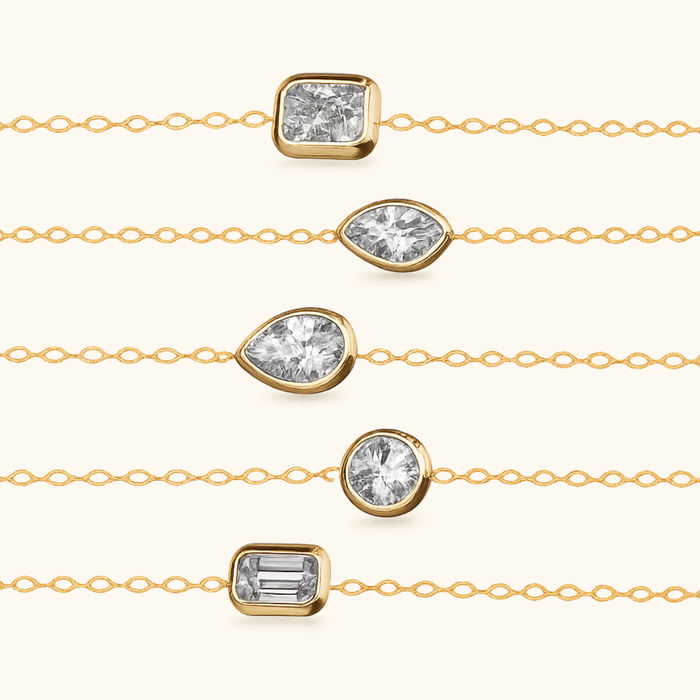 Alessia Dainty Bezel Bracelet