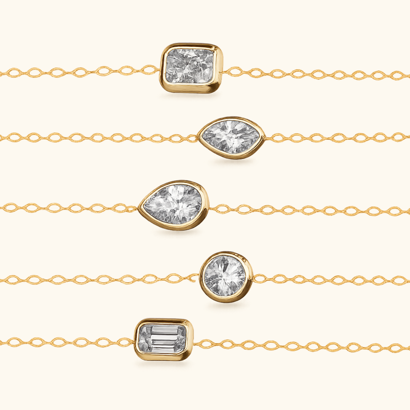Alessia Dainty Bezel Bracelet