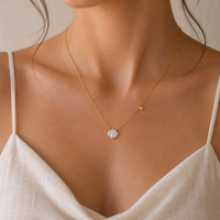 Lily White Shell Necklace