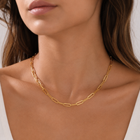 Ciara Medium Paperclip Necklace