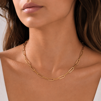 Ciara Bold Paperclip Necklace