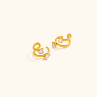 Noa Double CZ Ear Cuff