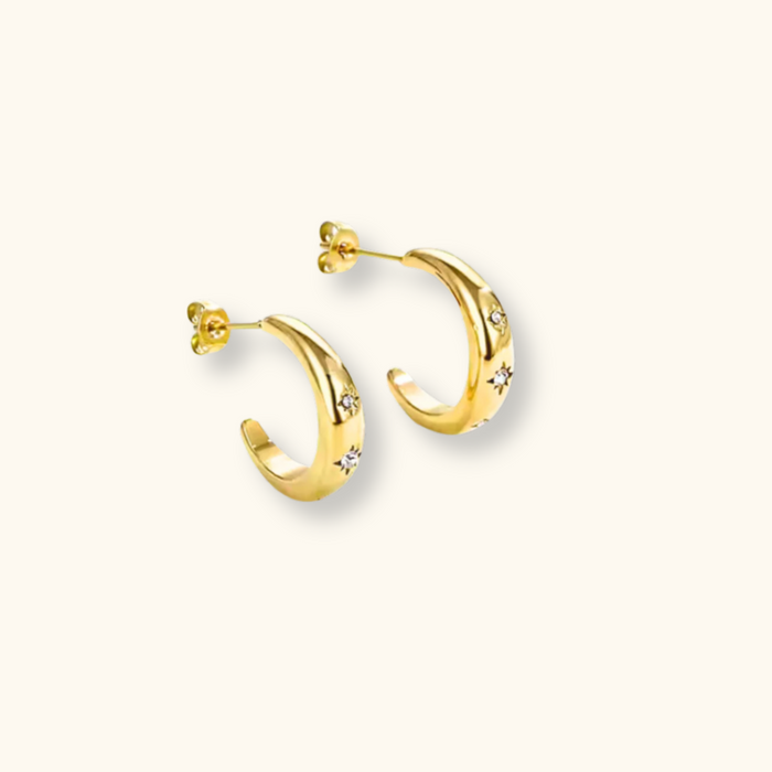 Estrella Mini Hoops