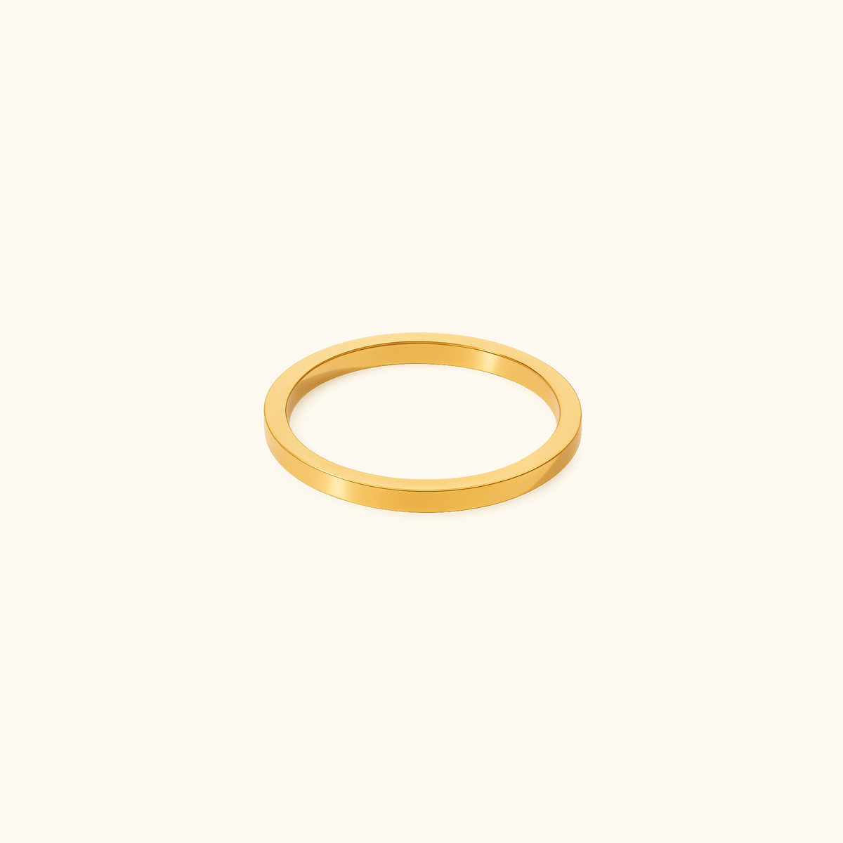Faye Flat Band Ring | 2mm