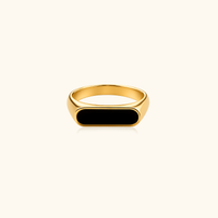 Emelia Black Ring