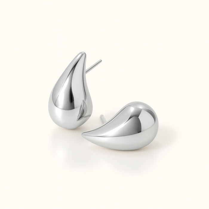 Stella Waterdrop Earrings | Silver