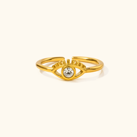 Nina Eye Ring | Adjustable