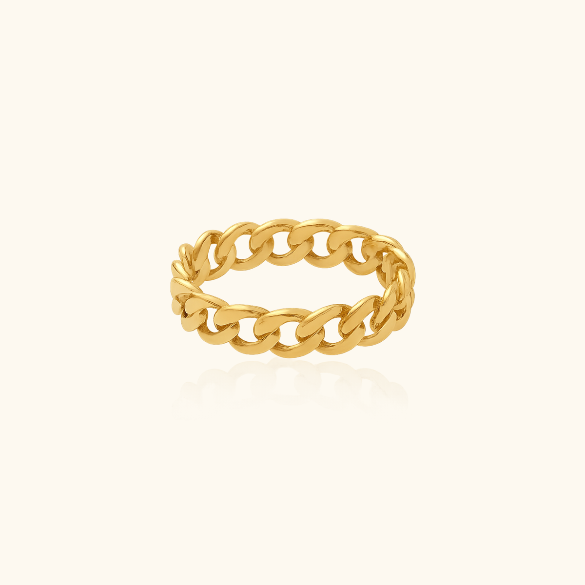 Christy Cuban Link Ring