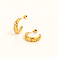 Estrella Mini Hoops