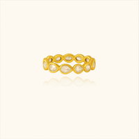 Jolie Pear Eternity Ring