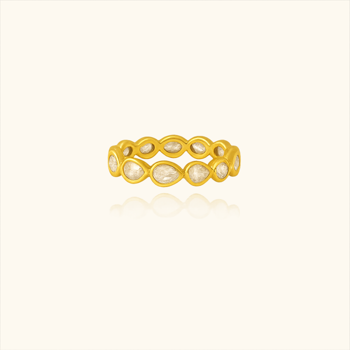 Jolie Pear Eternity Ring