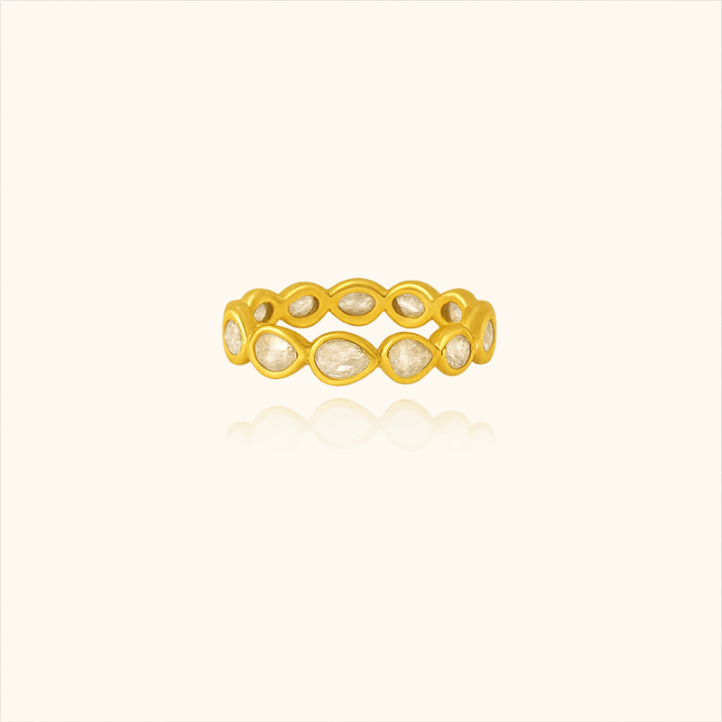 Jolie Pear Eternity Ring