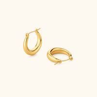 Mini Luna Crescent Hoops