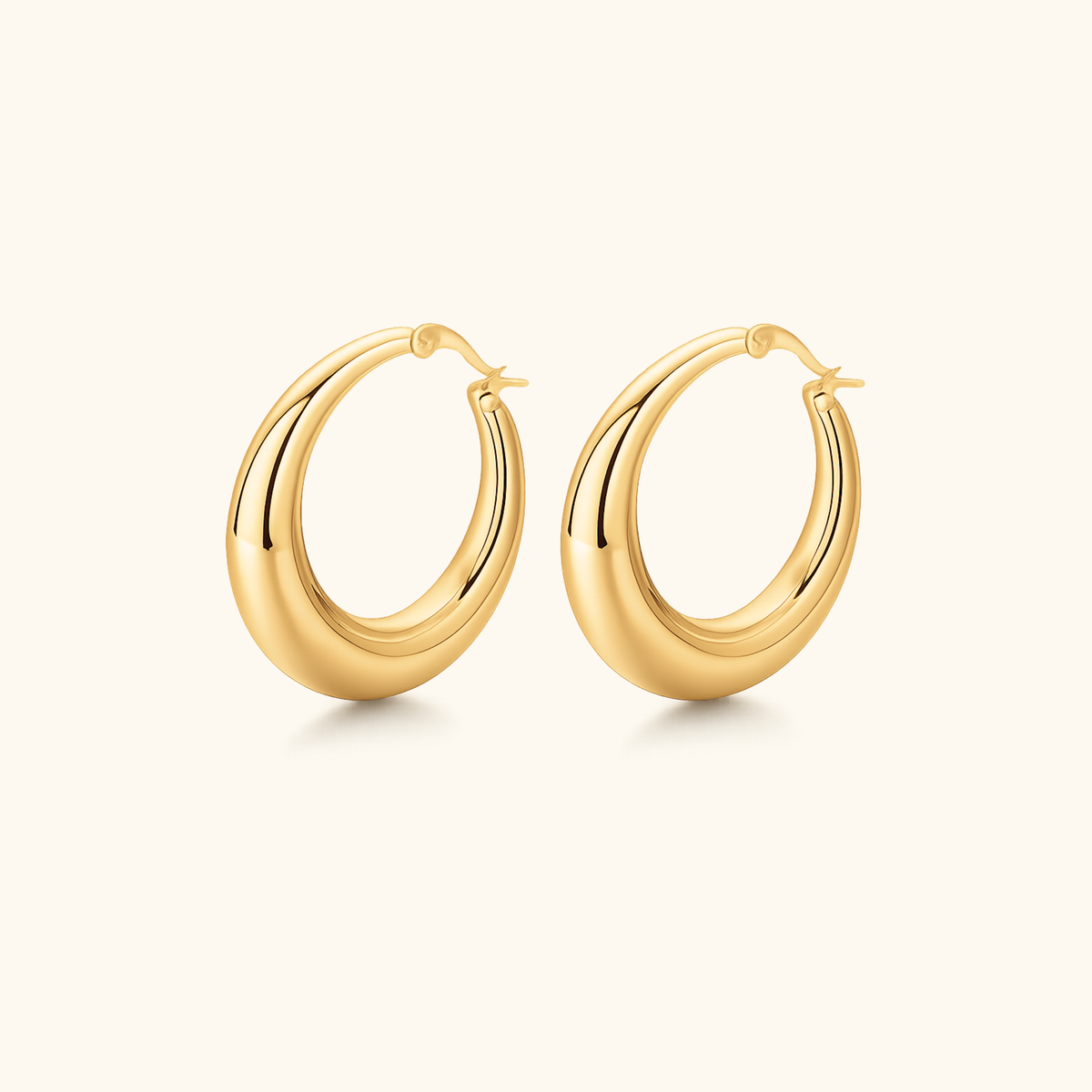 Luna Crescent Hoops
