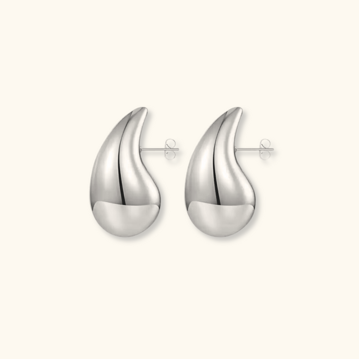 Stella Waterdrop Earrings | Silver