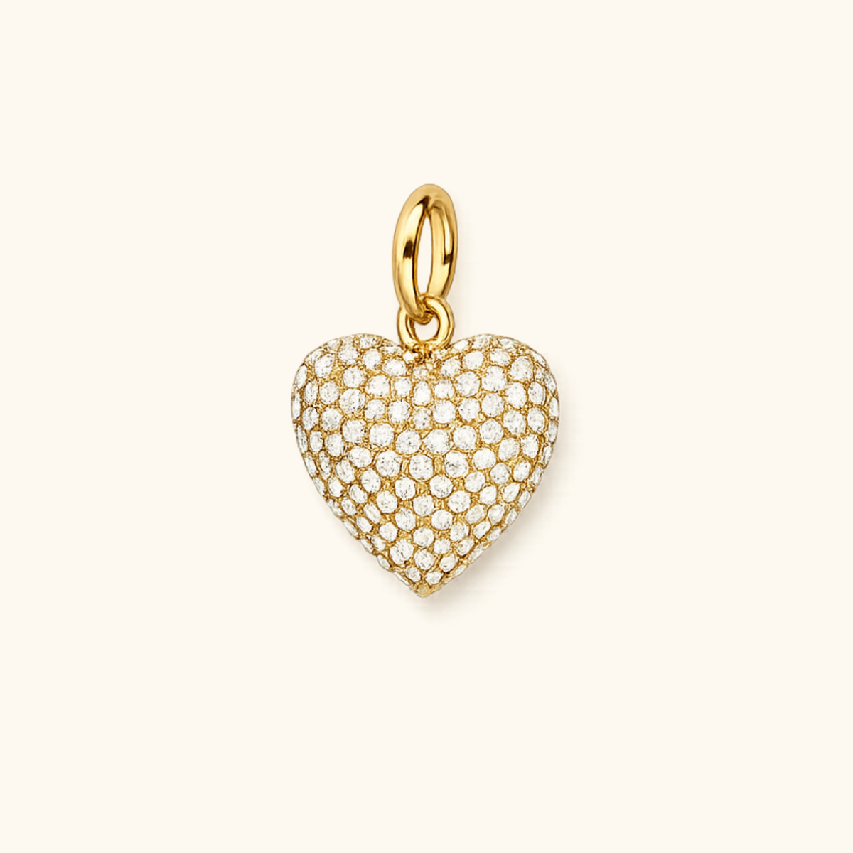 CZ Heart Charm